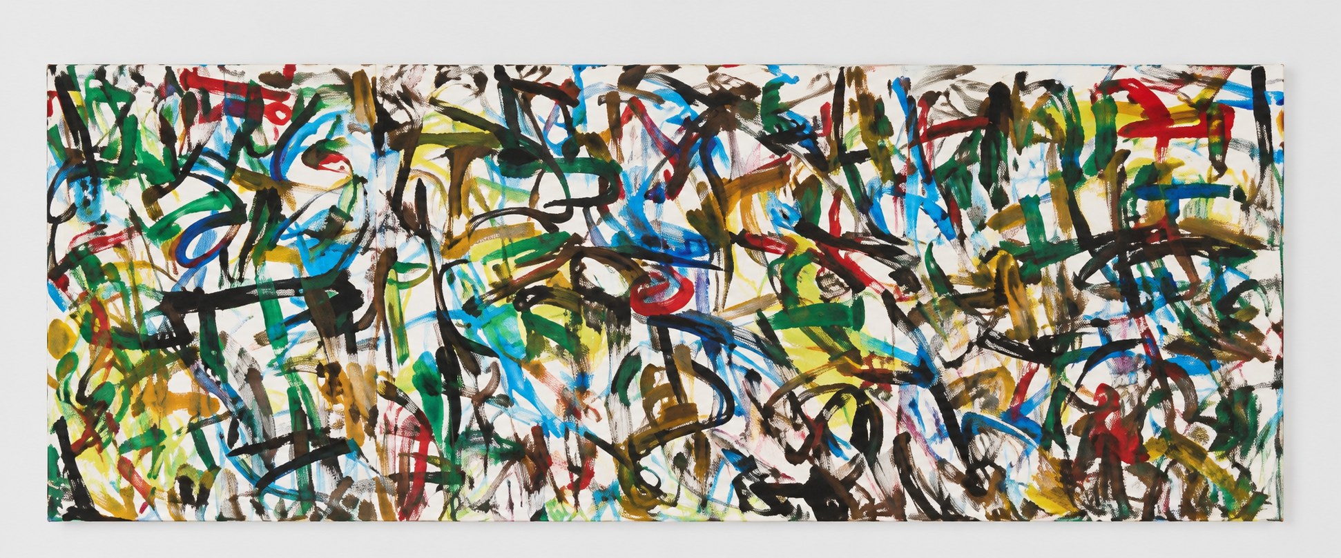 120 cm of Decisions That Cannot Be Erased (2022) — Acrylic on canvas. Artwork photograph