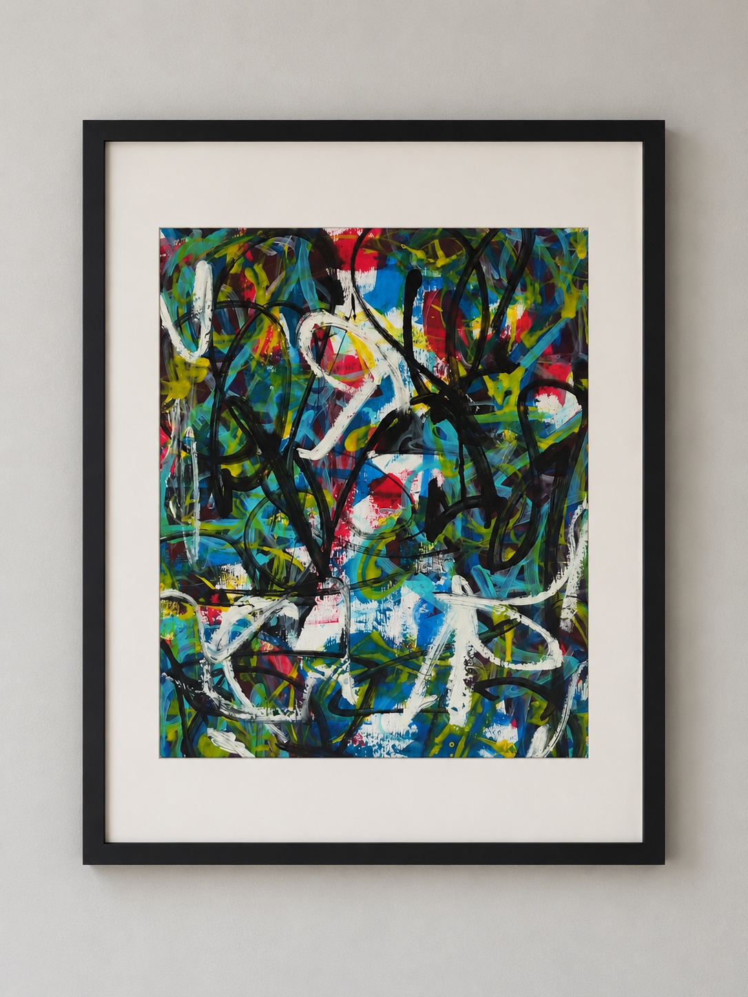 A Rocker in Vladivostok (2021) — Mixed media on paper. Artwork photograph