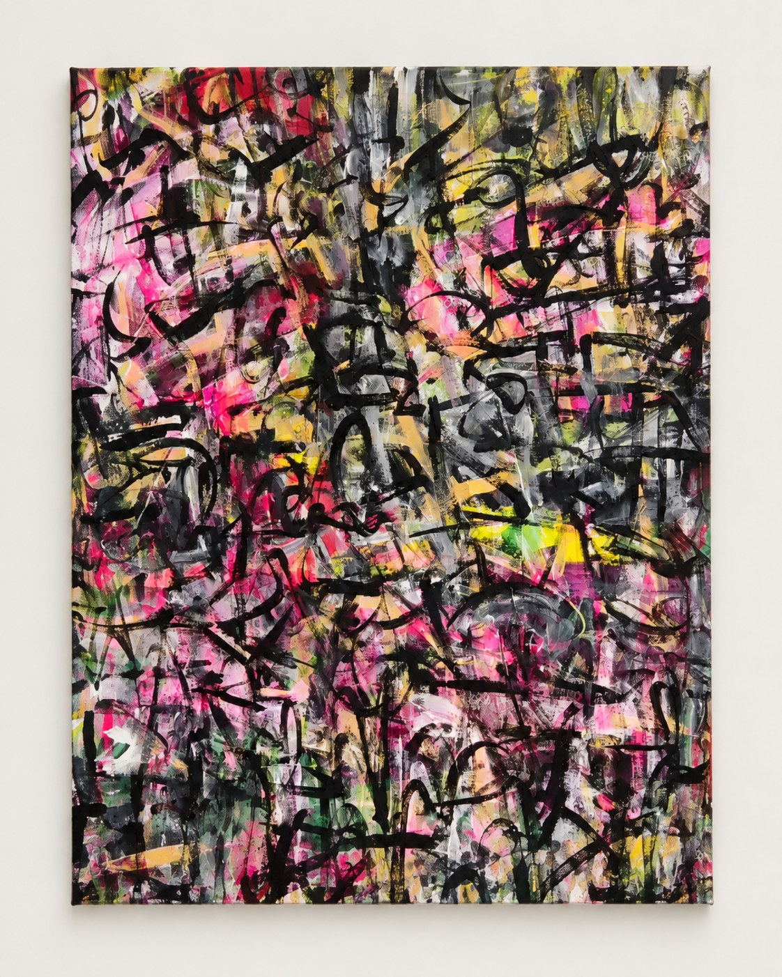 Before the First Flight, Before the First Crowd (2022) — Acrylic on canvas. Artwork photograph
