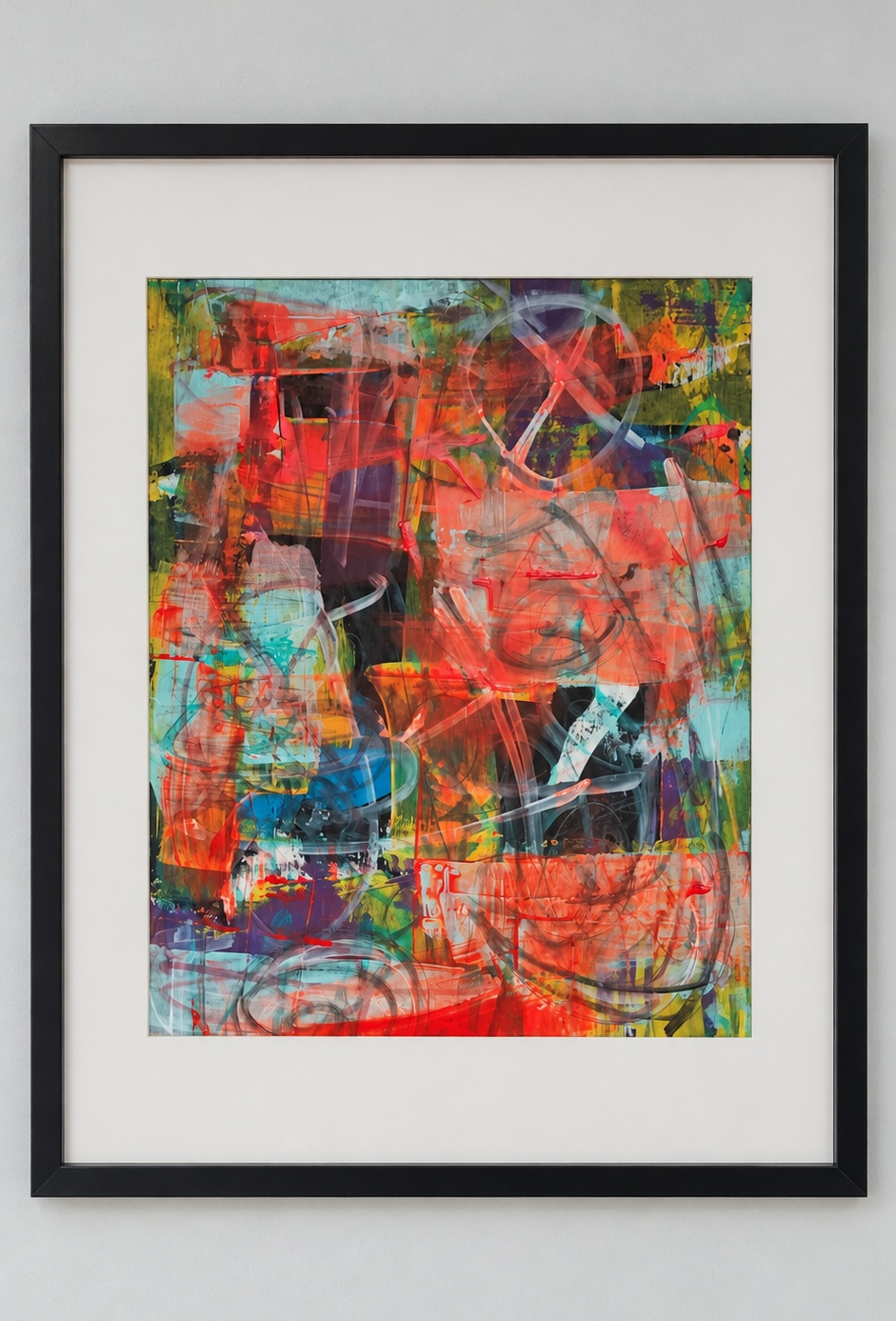 California Rock & Roll (2024) — Mixed media on paper. Artwork photograph