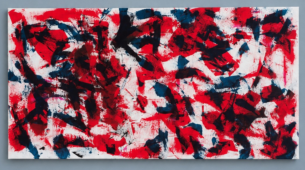 Cossack (2021) — Acrylic on canvas. Artwork photograph